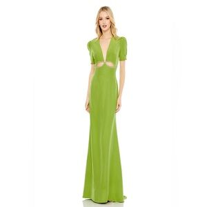 Elegant Green Evening Gown